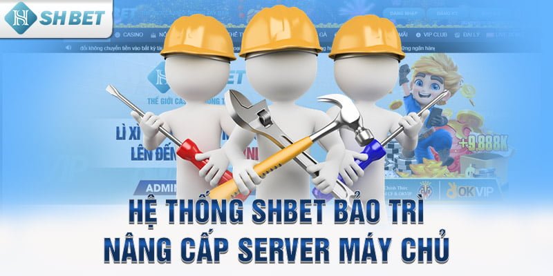 Hệ thống SHBET bảo trì nâng cấp server máy chủ